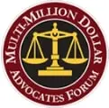 The Multi-Million Dollar Advocates Forum Badge- Justice for People